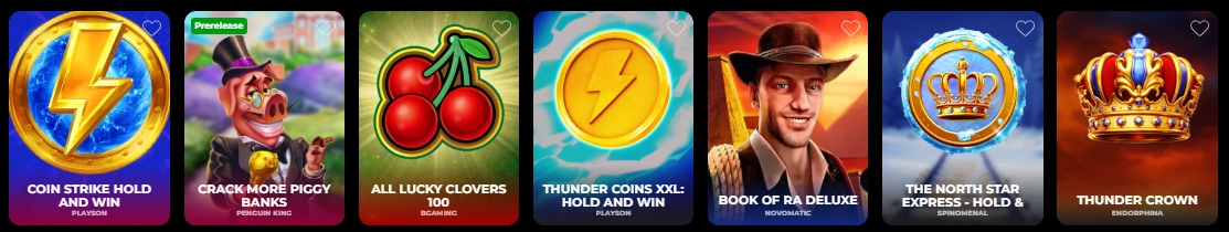 Populaire Spellen op VIPZino